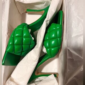 BOTTEGA VENETA Quilted leather mules